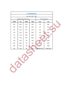 C11CFENG-Z datasheet  